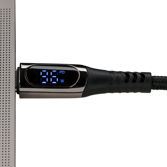 USB-C Kabel mit Display und Kabelbinder REEVES-CONVERTICS DIGITAL 100 Watt