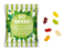 Fruchtgummi Standardformen 10 g Brille transparente kompostierbare Folie