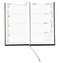 Taschenkalender "Klassik" im Format 8,7 x 15,3 cm, deutsches Kalendarium Grau/Blau mit Leseband, 128 Seiten Fadenheftung, Einband Slinky bordeaux