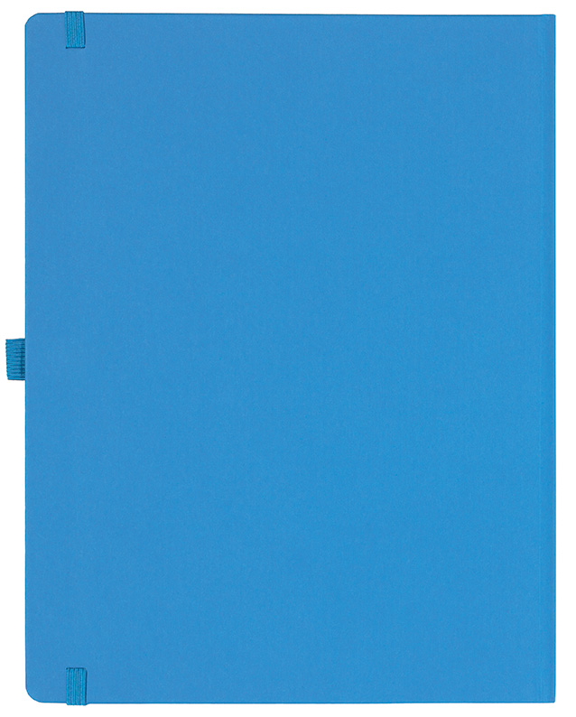 Notizbuch Style Large im Format 19x25cm, Inhalt kariert, Einband Fancy in der Farbe China Blue