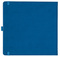 Notizbuch Style Square im Format 17,5x17,5cm, Inhalt liniert, Einband Slinky in der Farbe Azure