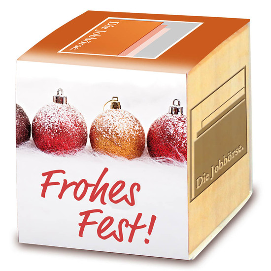 Pflanz-Holz Maxi Xmas mit Fichtensamen - Fichte, 2 Seiten gelasert