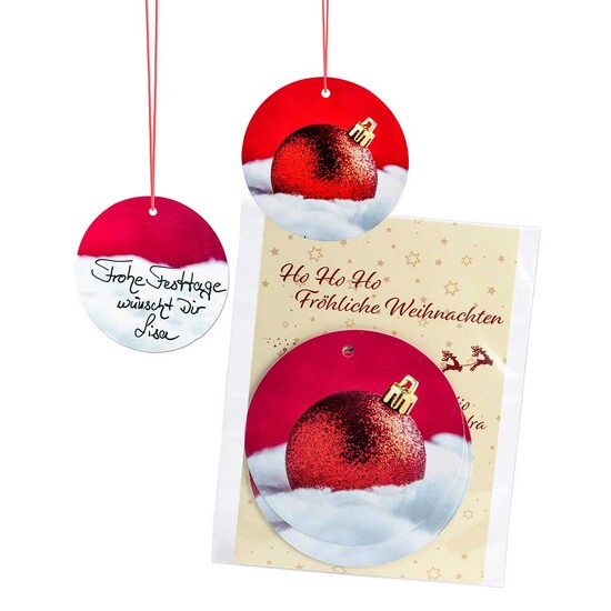 Weihnachtliche Geschenk-Anhänger
