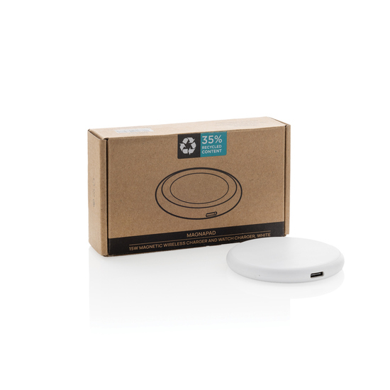 Magnapad magnetisches 3-in-1 15W Ladepad aus RCS rPlastik