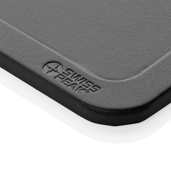 Swiss Peak 3-in-1- Wireless-Charging Desk-Tray aus RCS rPU