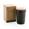 GRS rPP-Becher mit Bambusdeckel