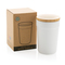 GRS rPP-Becher mit Bambusdeckel