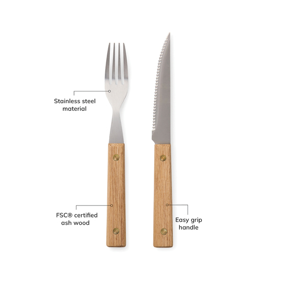 VINGA Paso 8-teiliges Grill-Besteck-Set