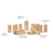 VINGA Kubb Mini Spiel