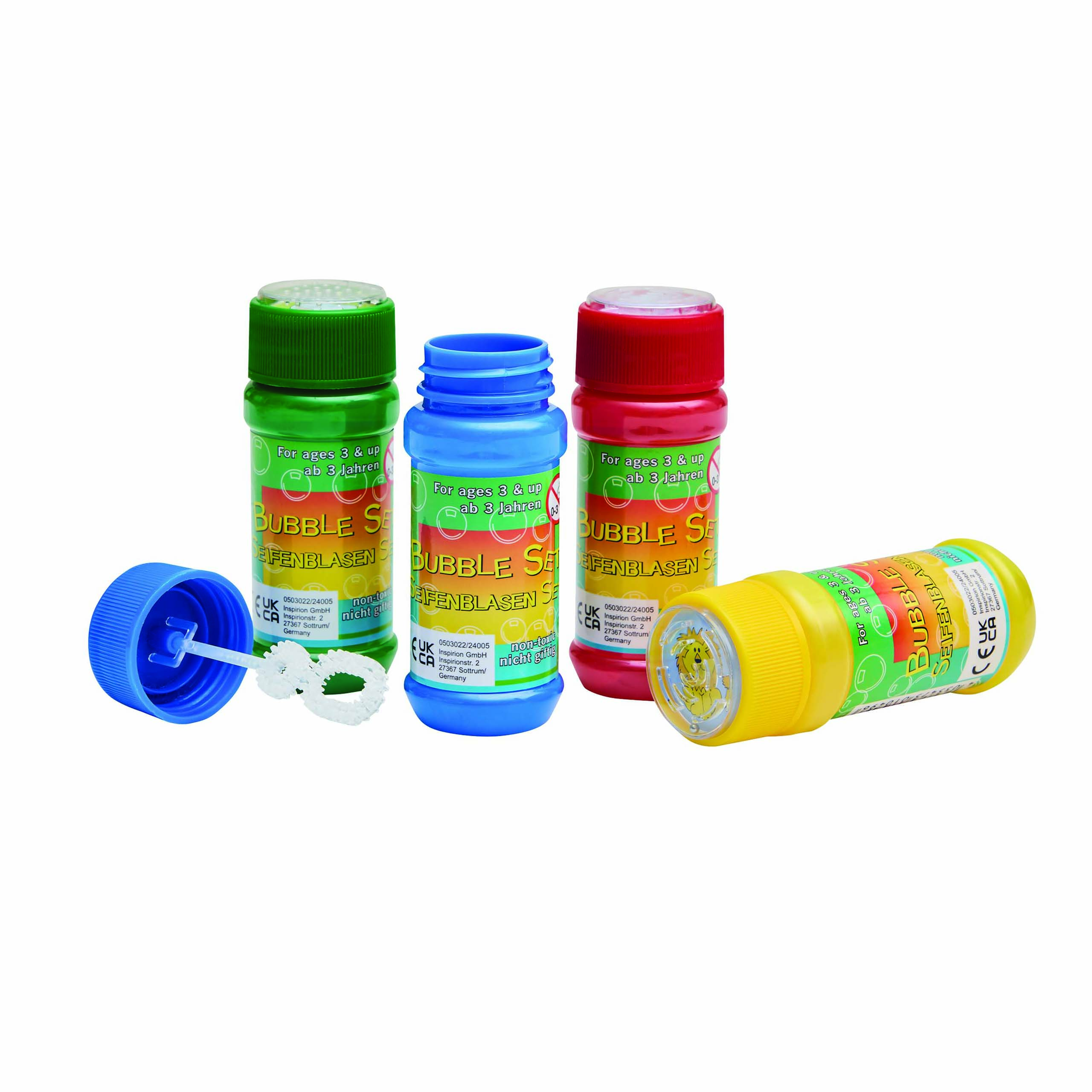 Seifenblasen AIR BUBBLE, 4 sortierte Farben, Preis pro Stück