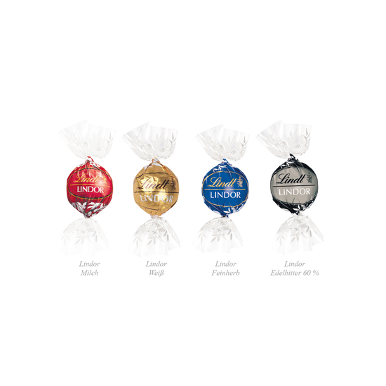 3D Präsent "Haus" mit Lindor Pralinés