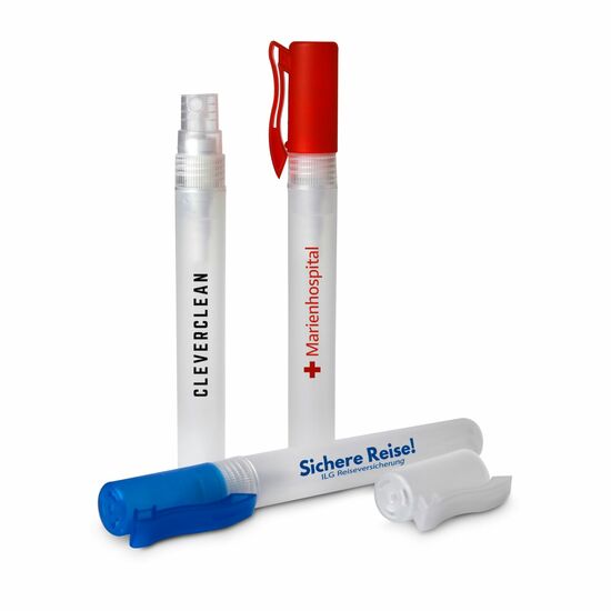 Alkoholisches Handreinigungsspray - 10 ml rot