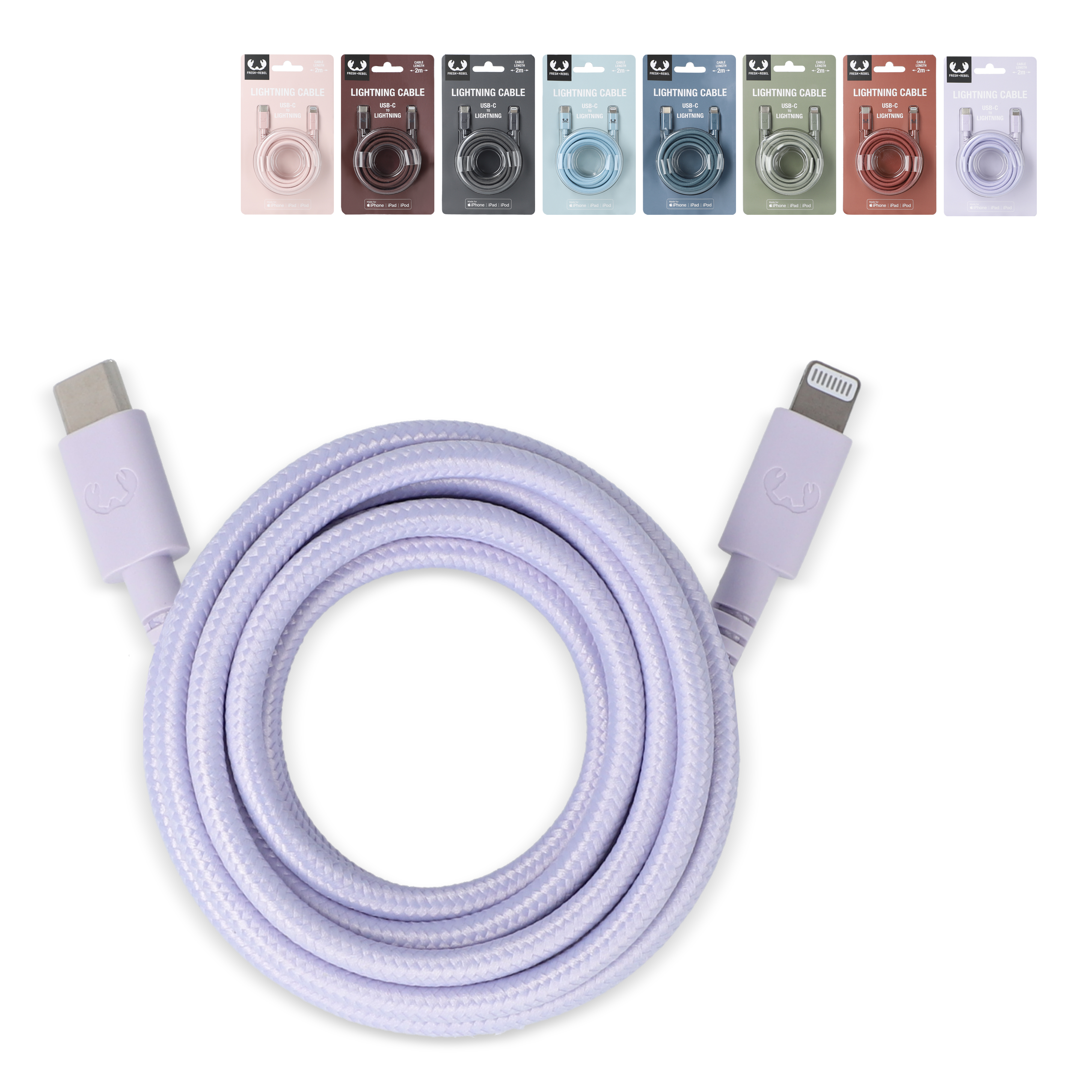 2ULC200 | Fresh 'n Rebel USB-C zu Apple Lightning Kabel 2.0m