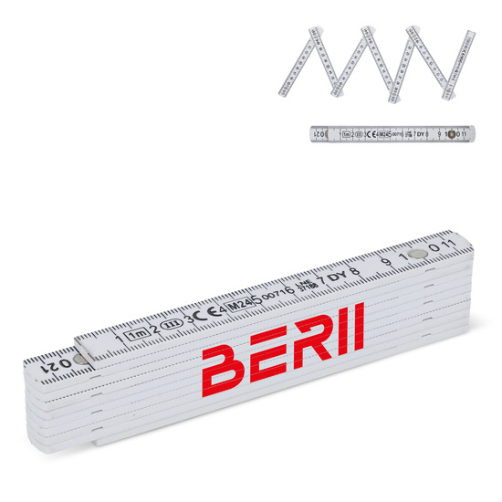 Kalibrierter faltbarer Zollstock 1m