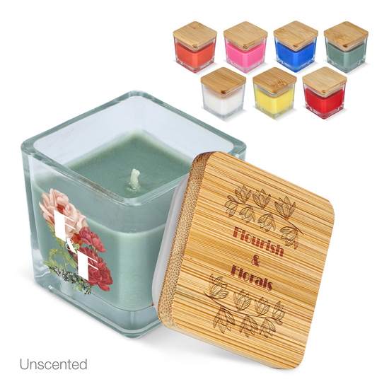 Chakra Kerze auf pflanzlicher Basis im Glasgefäß