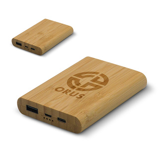 Powerbank Bambus 5.000mAh