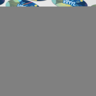 Vinyl Sticker Oval 50x25mm