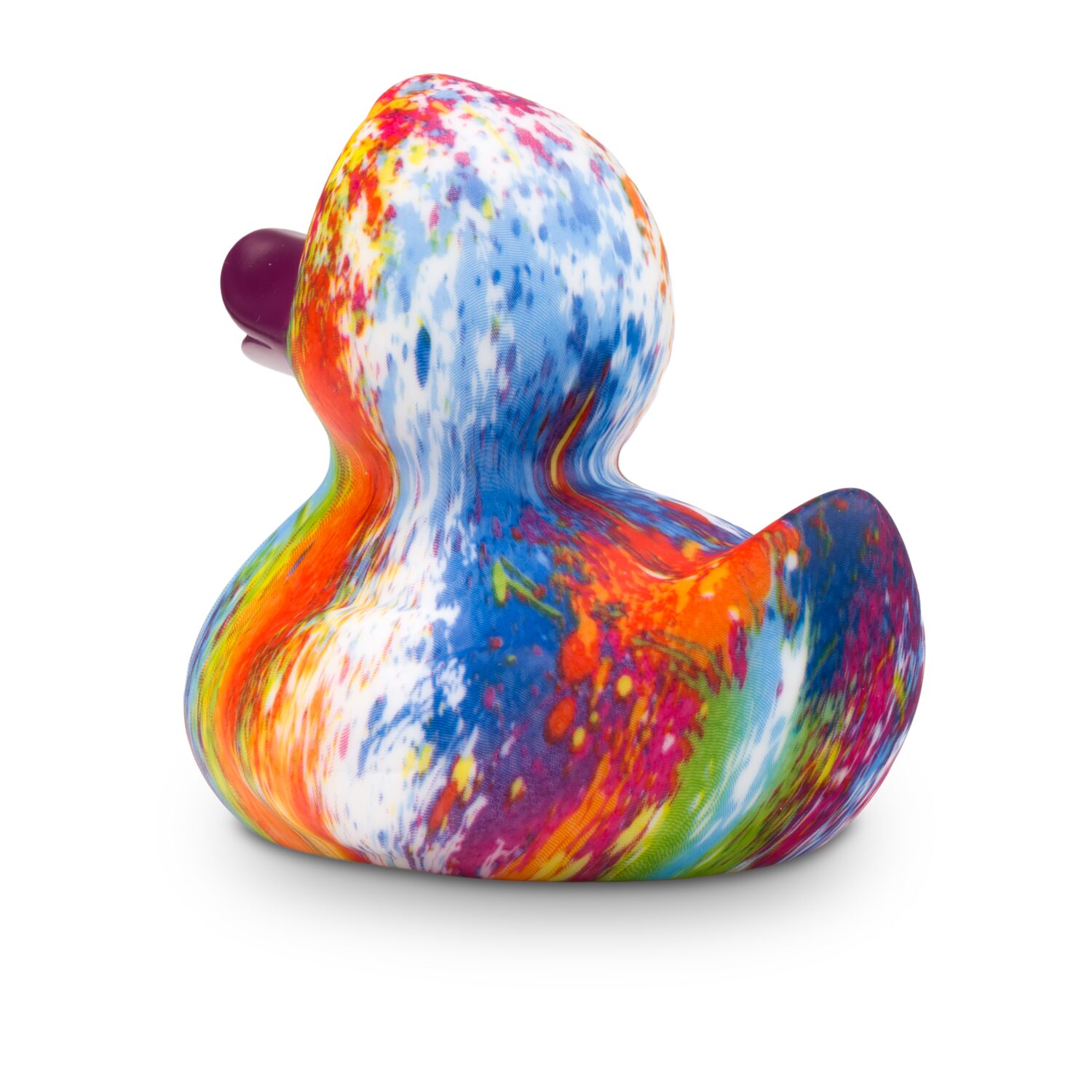 Badeente René Rainbow Schnabel bordeaux