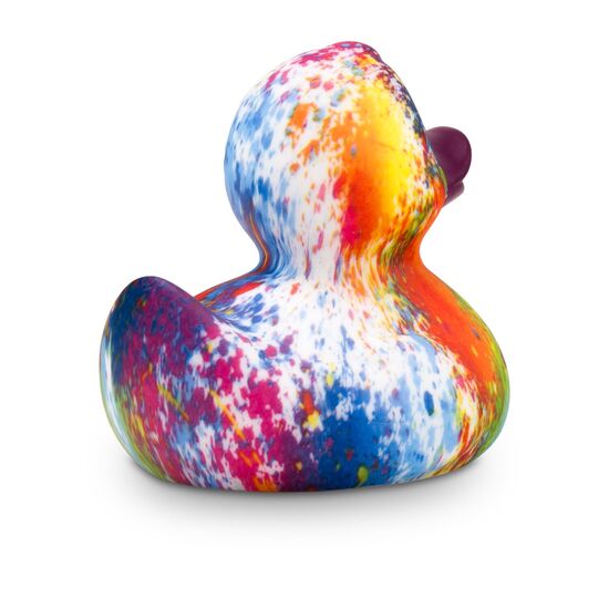 Badeente René Rainbow Schnabel bordeaux