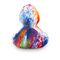 Badeente René Rainbow Schnabel bordeaux