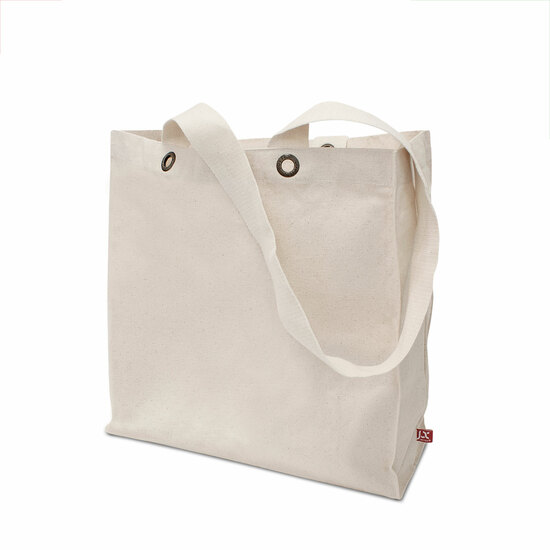 KOCHI - Schwere Baumwolltasche mit Boden- und Seitenfalte