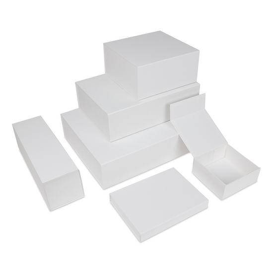 Luxus Magnetfaltkartonagen VPD030 33 x 10 x 10 cm weiss