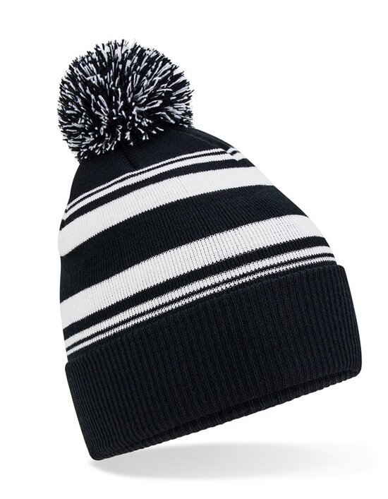 CB473R Beechfield Striped Fan Beanie