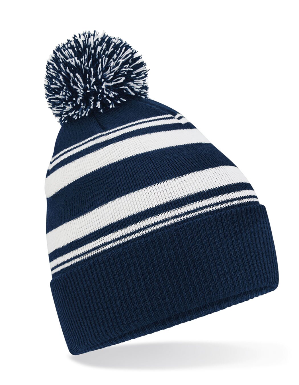 CB473R Beechfield Striped Fan Beanie