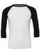 Unisex 3 / 4 Sleeve Baseball T-Shirt