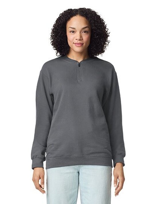 Softstyle® Midweight Adult Fleece 1/4 Zip Sweatshirt