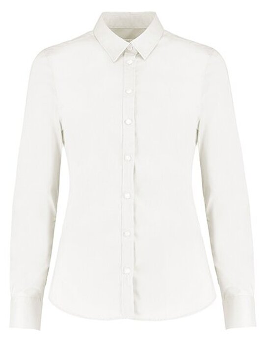 Ladies` Tailored Fit Stretch Oxford Shirt Long Sleeve