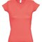 Ladies` V-Neck-T-Shirt Moon