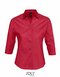 Ladies` Stretch-3/4-Sleeve Blouse Effect