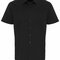 Mens Stretch Fit Poplin Short Sleeve Cotton Shirt